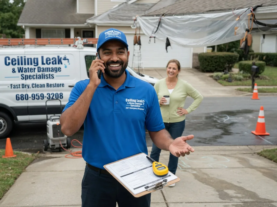 Ceiling Leak Cleanup Athens, LA FAQs
